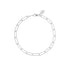 SQUARE CHAIN ARMBAND ZILVER